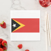 Flagge Osttimors Serviette (Beispiel)