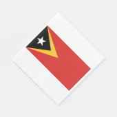 Flagge Osttimors Serviette (Ecke)