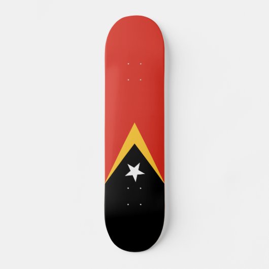 Flagge Osttimors Skateboard (Vorderseite)