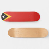 Flagge Osttimors Skateboard (Horizontal)