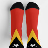 Flagge Osttimors Socken (Oben)