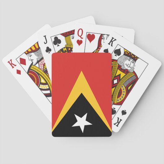 Flagge Osttimors Spielkarten (Rückseite)
