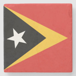 Flagge Osttimors Steinuntersetzer