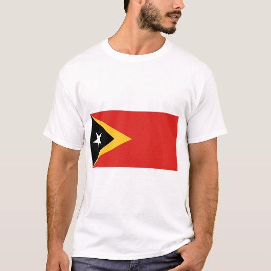 Flagge Osttimors T-Shirt (Vorderseite)