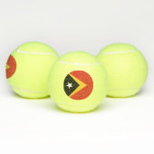 Flagge Osttimors Tennisbälle (Multi)
