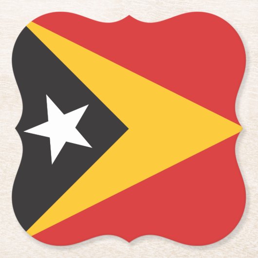 Flagge Osttimors Untersetzer (Vorderseite)