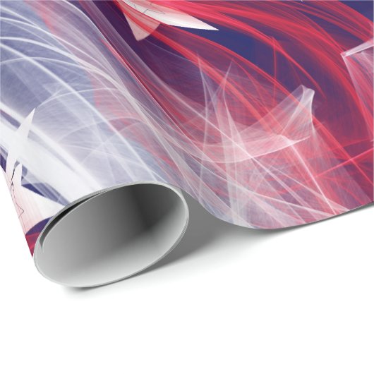 Flagge-Packpapier Geschenkpapier (Rolleneckpunkt)