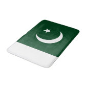 Flagge Pakistans Badematte (Schrägansicht)