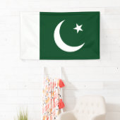 Flagge Pakistans Banner (Insitu)