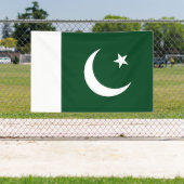 Flagge Pakistans Banner (Insitu)