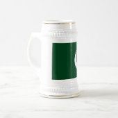 Flagge Pakistans Bierglas (Vorderseite Links)