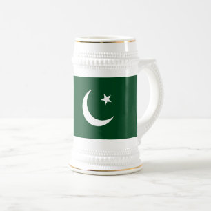 Flagge Pakistans Bierglas