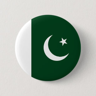 Flagge Pakistans Button