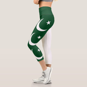Flagge Pakistans Capri Leggings