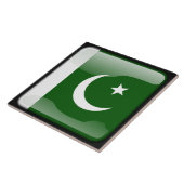 Flagge Pakistans Fliese (Seite)