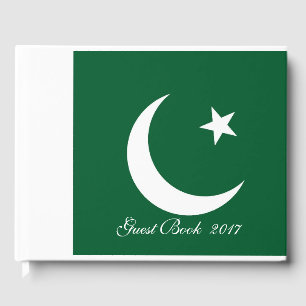 Flagge Pakistans Gästebuch