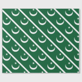 Flagge Pakistans Geschenkpapier (Flach)