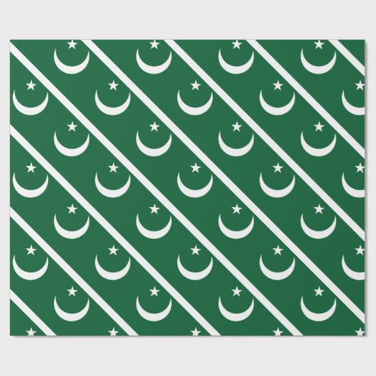 Flagge Pakistans Geschenkpapier (Flach)