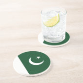 Flagge Pakistans Getränkeuntersetzer (Seite)