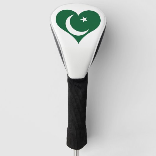 Flagge Pakistans Golf Headcover (Vorderseite)