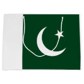 Flagge Pakistans Große Geschenktüte (Vorderseite)