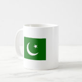 Flagge Pakistans Kaffeetasse (Vorderseite Links)