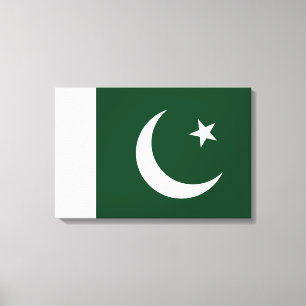 Flagge Pakistans Leinwanddruck