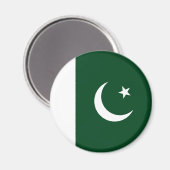 Flagge Pakistans Magnet (Vorderseite/Rückseite)