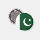 Flagge Pakistans Magnet (Vorderseite/Rückseite)
