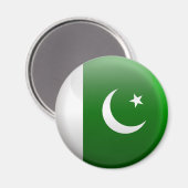 Flagge Pakistans Magnet (Vorderseite/Rückseite)
