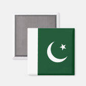 Flagge Pakistans Magnet (Vorderseite/Rückseite)