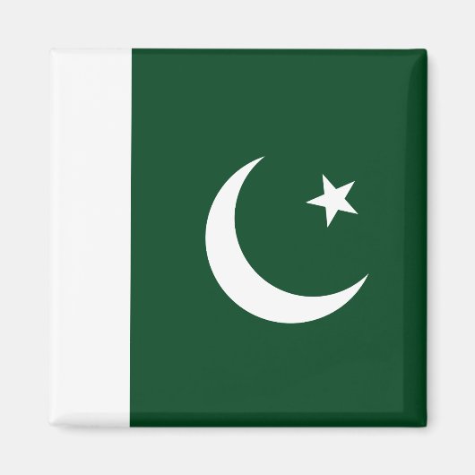 Flagge Pakistans Magnet (Vorne)