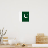 Flagge Pakistans Poster (Küche)