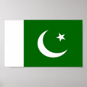 Flagge Pakistans Poster (Vorne)
