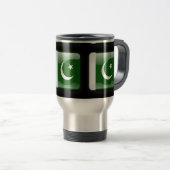 Flagge Pakistans Reisebecher (VorderseiteRechts)