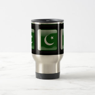Flagge Pakistans Reisebecher