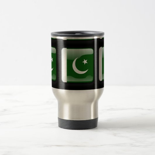 Flagge Pakistans Reisebecher (Mittel)