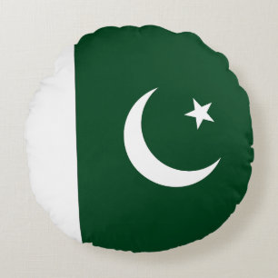 Flagge Pakistans Rundes Kissen