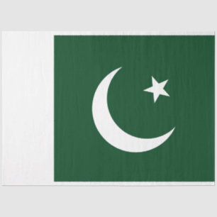 Flagge Pakistans Seidenpapier