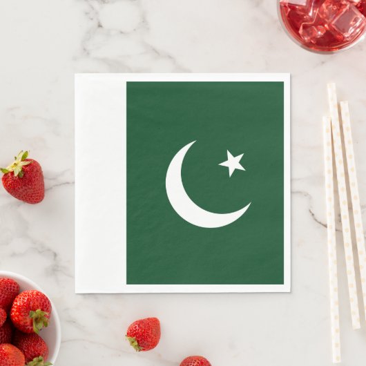 Flagge Pakistans Serviette (Beispiel)