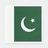 Flagge Pakistans Serviette (Vorderseite)
