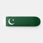 Flagge Pakistans Skateboard (Horizontal)