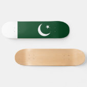 Flagge Pakistans Skateboard (Horizontal)
