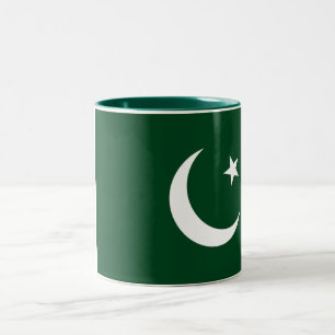 Flagge Pakistans Zweifarbige Tasse
