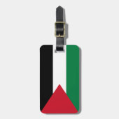 Flagge Palästinas Gepäckanhänger (Vorderseite vertikal)