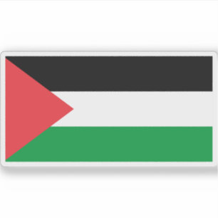 Flagge Palästinas - Palästinensische Behörde (1994 Aufkleber