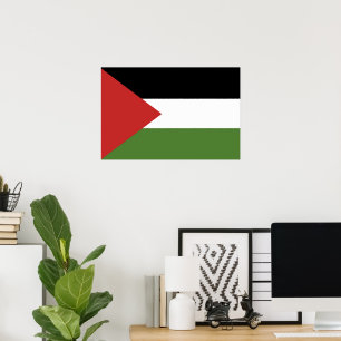 Flagge Palästinas Poster