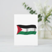 Flagge Palästinas Postkarte (Stehend Vorderseite)