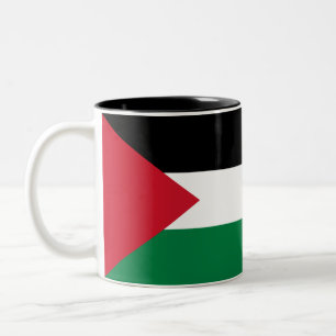 Flagge Palästinas Zweifarbige Tasse