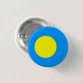 Flagge Palaus Button (Vorne & Hinten)
